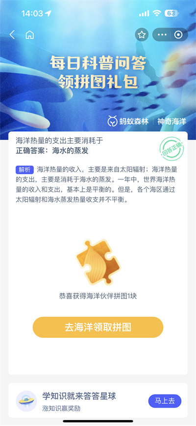 支付宝海洋球