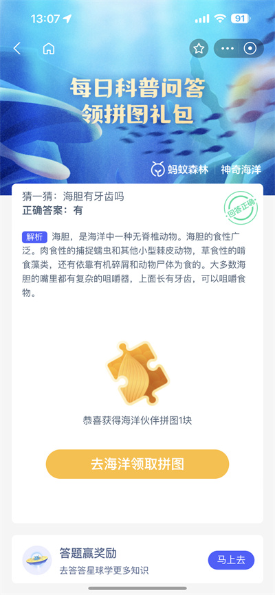 支付宝海洋球活动