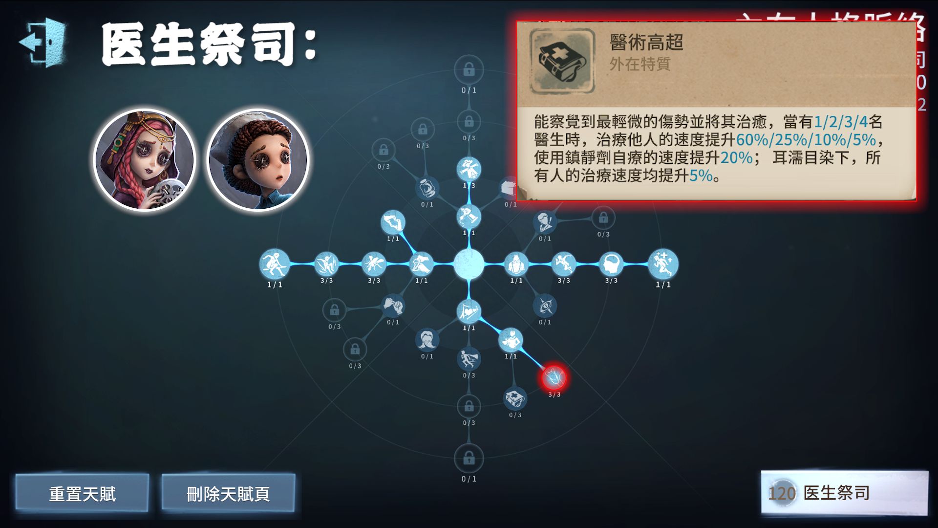 第五人格前期天赋怎么加点的